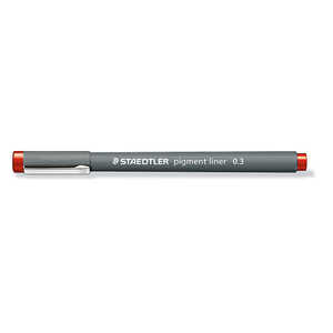 ステッドラー ピグメントライナー0.3mmレッド 30803-2 ステッドラー ピグメントライナー0.3mmレッド 30803-2