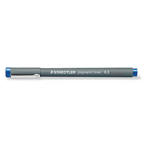 ステッドラー ピグメントライナー0.3mmブルー 30803-3 ステッドラー ピグメントライナー0.3mmブルー 30803-3