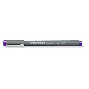 ステッドラー ピグメントライナー0.3mmパープル 30803-6 ステッドラー ピグメントライナー0.3mmパープル 30803-6