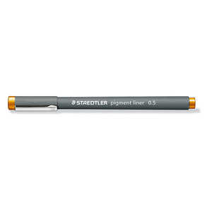 ステッドラー ピグメントライナー0.5mmオレンジ 30805-4 ステッドラー ピグメントライナー0.5mmオレンジ 30805-4