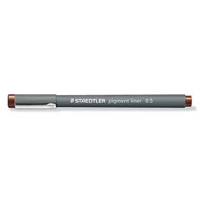 ステッドラー ピグメントライナー0.5mmブラウン 30805-76 ステッドラー ピグメントライナー0.5mmブラウン 30805-76