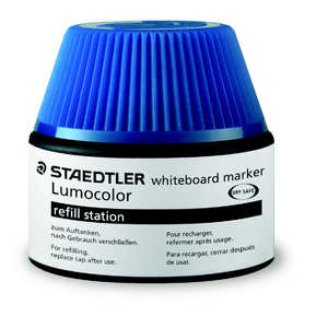 ステッドラー ルモカラー ホワイトボードマーカー用補充インク ブルー 488 51-3