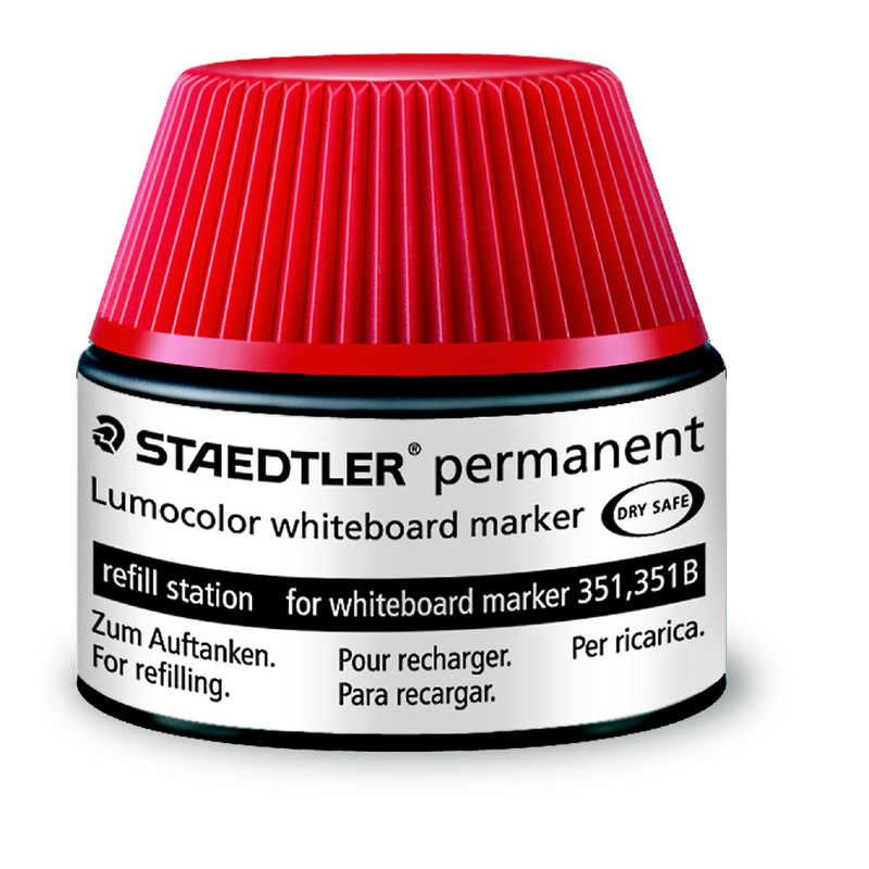 ステッドラー ステッドラー ルモカラー ホワイトボードマーカー用補充インク レッド 488 51-2 51-2