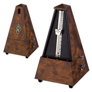 WITTNER Metronome Designer Series Burr Walnut-Effect メトロノーム ベル付き 855001 WITTNER Metronome Designer Series Burr Walnut-Effect メトロノーム ベル付き 855001
