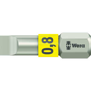 WERA社 Wera 3800/1 ステンレストーションビット マイナス5.5×25 ドットコム専用 71000