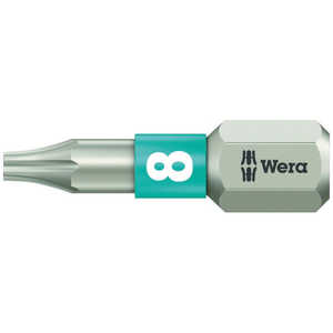 WERA社 3867/1 ステンレストーションビット トルクス8×25 071030 WERA社 3867/1 ステンレストーションビット トルクス8×25 071030