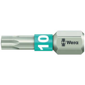 WERA社 3867/1 ステンレストーションビット トルクス10×25 071032 WERA社 3867/1 ステンレストーションビット トルクス10×25 071032