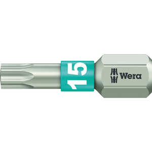 ＜コジマ＞ WERA社 Wera 3867/1 ステンレストーションビット トルクス15×25 ドットコム専用 71033