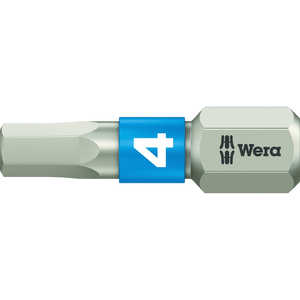 WERA社 Wera 3840/1 ステンレストーションビット ヘキサゴン4.0×25 ドットコム専用 71074