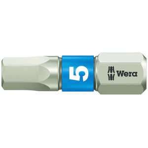 WERA社 3840/1 ステンレストーションビット ヘキサゴン5.0×25 071075 WERA社 3840/1 ステンレストーションビット ヘキサゴン5.0×25 071075