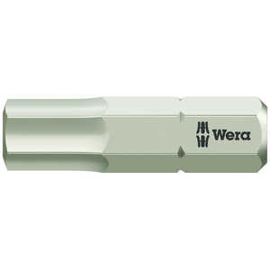 WERA社 3840/1 ステンレストーションビット ヘキサゴン6.0×25 071076 WERA社 3840/1 ステンレストーションビット ヘキサゴン6.0×25 071076