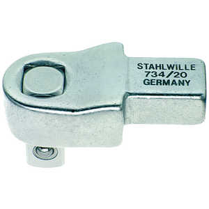 STAHLWILLE ジョイントサイズ14×18mm トルクレンチ差替スクエアドライブヘッド 1/2SQ 734/20 STAHLWILLE ジョイントサイズ14×18mm トルクレンチ差替スクエアドライブヘッド 1/2SQ 734/20