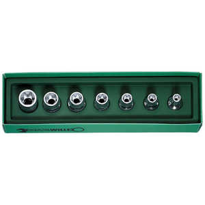 STAHLWILLE 7点組 1/2SQ ヘクスローブソケットレンチセット 50TX/7