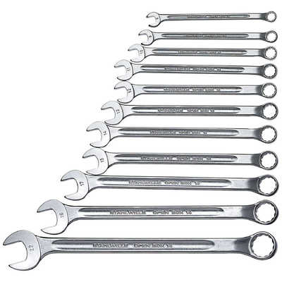 STAHLWILLE 11本組 ロングタイプ 片目片口スパナセット 14/11 の
