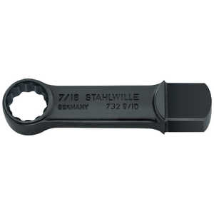 STAHLWILLE ジョイントサイズ9×12mm トルクレンチ用差替メガネヘッド インチサイズ 1/2 732AG/10-1/2