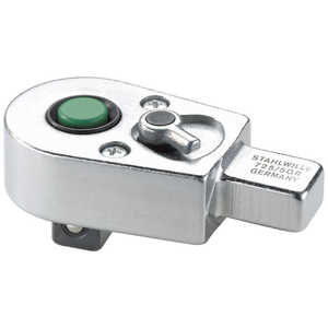 STAHLWILLE ジョイントサイズ9×12mm トルクレンチ差替ラチェットヘッド 3/8SQ 725QR/5