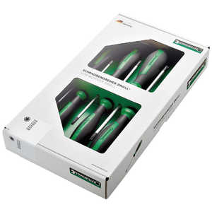 STAHLWILLE 6本組 DRALL＋グリップ ヘクスローブドライバーセット 4689TX