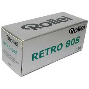 高解像度スーパーパンクロマティック白黒フィルムROLLEI RETRO 80S 120 RR1801X