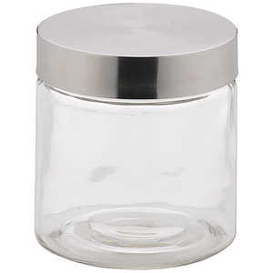 ケラ 保存容器 4P ガラス製丸型 Bera 0.8L [800 /110] 17870
