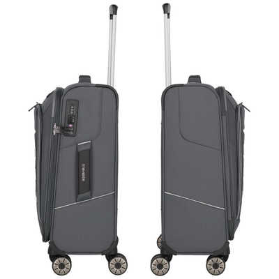 TRAVELITE　ソフトキャリー Skaii(スカイー) 超軽量 チャコールグレー [TSAロック搭載 /36 L /2泊〜3泊]　592247-04 超軽量 ソフトキャリー Skaii（スカイー） チャコールグレー 592247-04