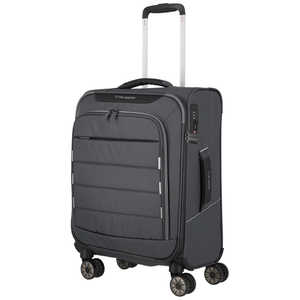 TRAVELITE ソフトキャリーバッグ Skaii ファスナータイプ 宿泊 目安：2泊～3泊 36L 【TSAロック搭載】 チャコールグレー 592247-04