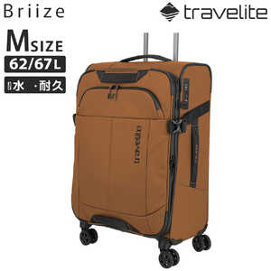 TRAVELITE ソフトキャリー 拡張機能付き 無料預け入れ Mサイズ 62L(/67L) ブリーズ (Briize) ［TSAロック搭載］ テラコッタ 91048