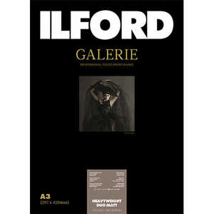 イルフォードギャラリーヘビーウェイトデュオマット310g/m2(A3・25枚)ILFORD GALERIE Heavyweight Duo Matt 422189 イルフォードギャラリーヘビーウェイトデュオマット310g/m2(A3・25枚)ILFORD GALERIE Heavyweight Duo Matt 422189