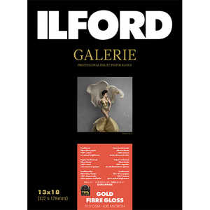 イルフォード イルフォードギャラリーゴールドファイバーグロス 310g/m2(127x178･ 50枚) ILFORD GALERIE Gold Fibre Gloss 422104