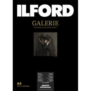 イルフォード イルフォードギャラリースムースコットンラグ 310g/m2 (A3･25枚) ILFORD GALERIE Smooth Cotton Rag