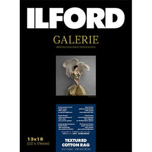 イルフォード イルフォードギャラリーテクスチャードコットンラグ 310g/m2(127x178 50枚)ILFORD GALERIE Textured Cotton Rag 432646