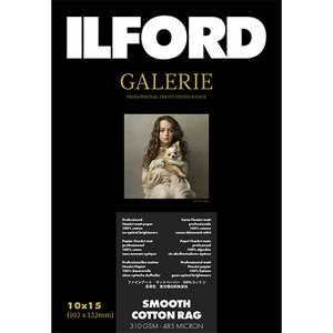 イルフォード イルフォードギャラリースムースコットンラグ 310g/m2(102x152･50枚)ILFORD GALERIE Smooth Cotton Rag 432643