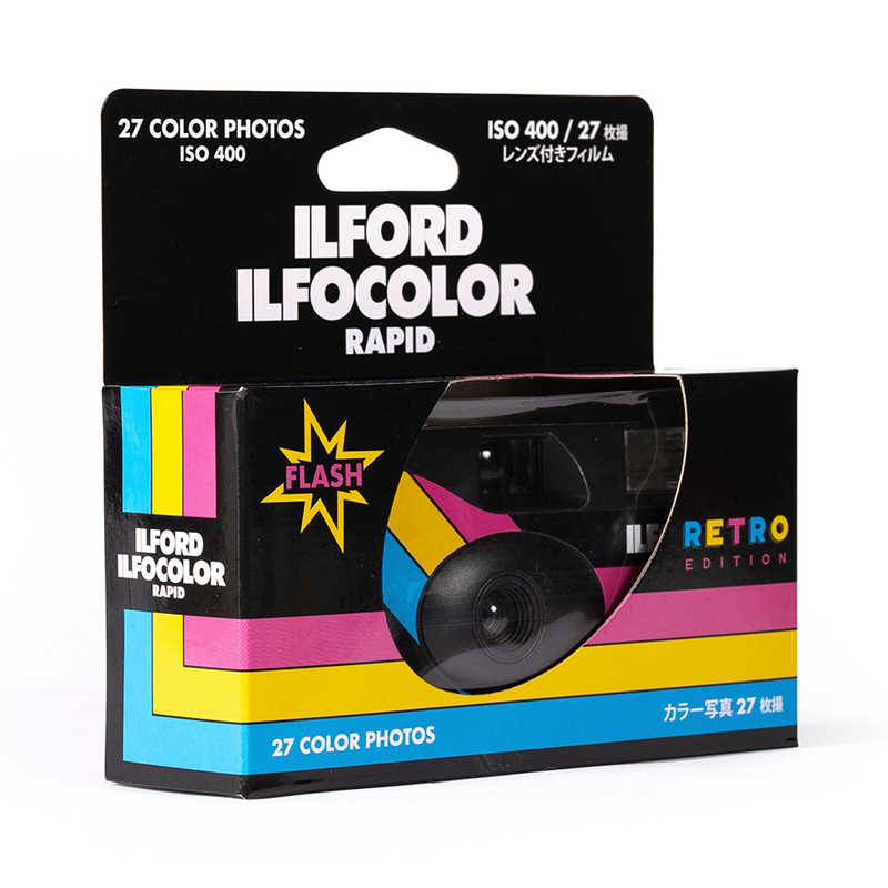 イルフォードジャパン イルフォードジャパン 〔レンズ付きフィルム〕イルフォカラー ラピッド レトロ　27枚撮り、ISO400 ILFOCOLOR（イルフォカラー） 432980 432980
