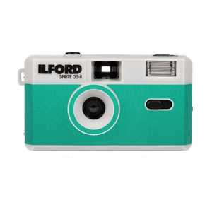 イルフォードジャパン ILFORD JAPAN（イルフォード・ジャパン） 〔フィルムカメラ〕スプライト35-II (シルバー&ティールグリーン) 432997