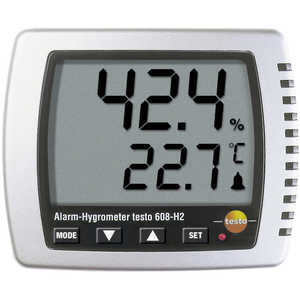 テストー 卓上式温湿度計(LEDアラーム付) ドットコム専用 TESTO608H2