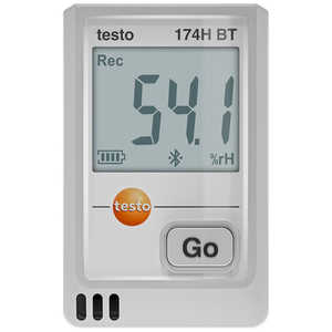 テストー 温湿度データロガー(Bluetooth) testo 174H BT 白 572174301 テストー 温湿度データロガー(Bluetooth) testo 174H BT 白 572174301
