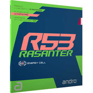 アンドロ 裏ソフトラバー ラザンター アール53 RASANTER R53(厚さ：1.7) ［裏ソフト / テンション］ レッド 112292