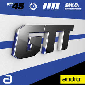 アンドロ 裏ソフトカラーラバー ライトテンション GTT45(厚さ：1.6) ［裏ソフト / テンション］ ブルー 110022077