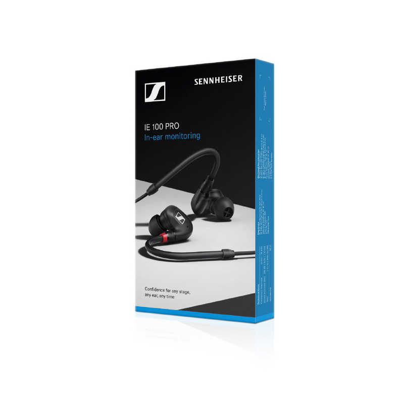 SENNHEISER SENNHEISER 有線 508940 プロ用モニタリングイヤホン ［φ3.5mm ミニプラグ］ ブラック IE-100-PRO-BLACK IE-100-PRO-BLACK