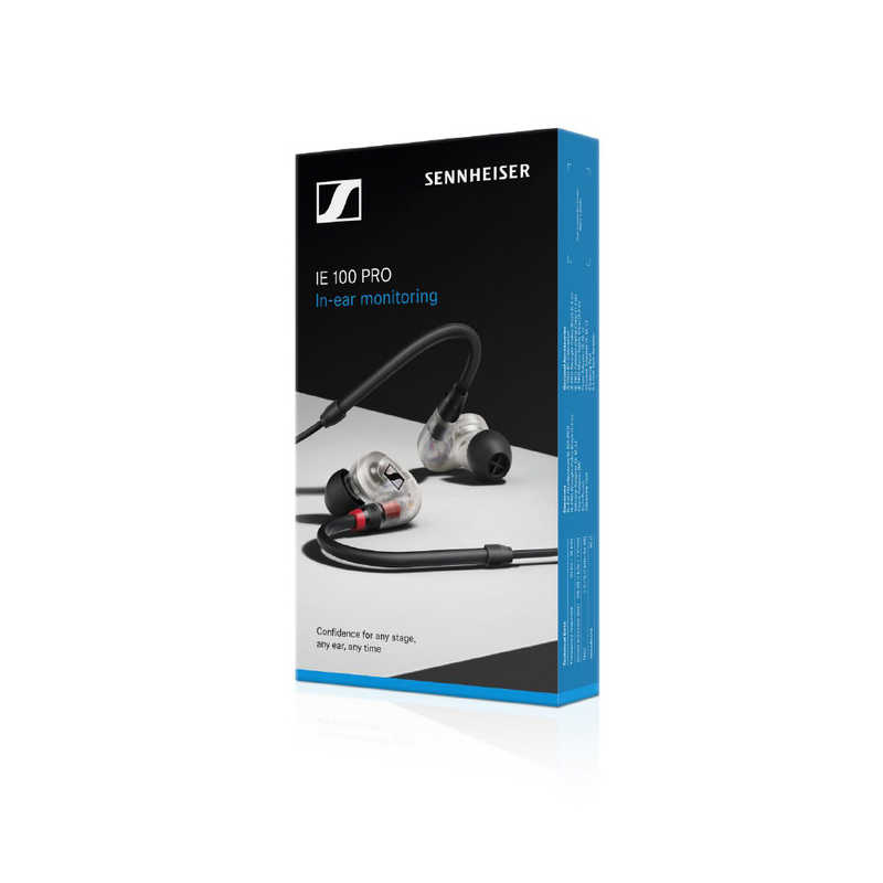 SENNHEISER SENNHEISER 有線 508941 プロ用モニタリングイヤホン ［φ3.5mm ミニプラグ］ クリア IE-100-PRO-CLEAR IE-100-PRO-CLEAR