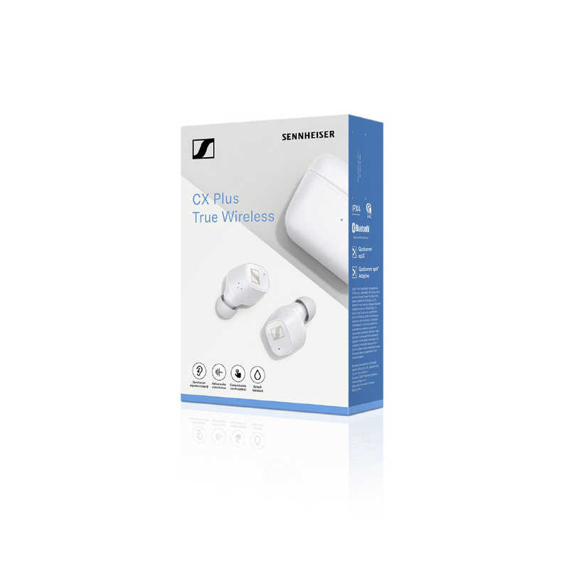 SENNHEISER SENNHEISER フルワイヤレスイヤホン ノイズキャンセリング対応 リモコン・マイク対応 ホワイト CX Plus True Wireless-WHITE CX Plus True Wireless-WHITE