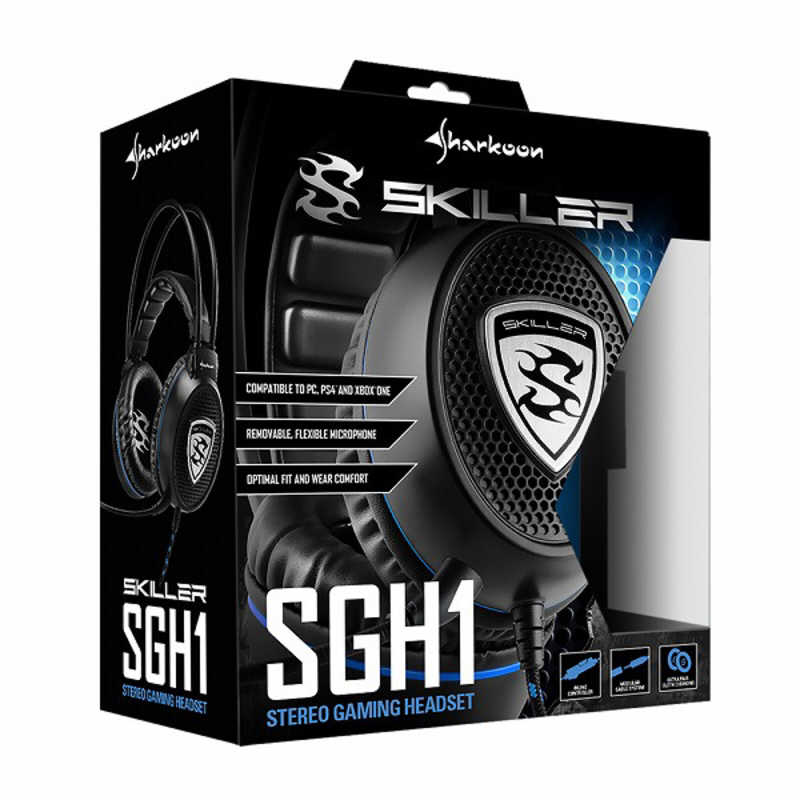 SHARKOON SHARKOON ヘッドセット SKILLER [φ3.5mmミニプラグ /両耳 /ヘッドバンドタイプ] SHA-SGH1 SHA-SGH1