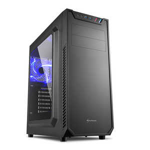 SHARKOON PCケース フルブラック/アクリルサイドウィンドウパネル仕様 SHA-VS7-WBK SHARKOON PCケース フルブラック/アクリルサイドウィンドウパネル仕様 SHA-VS7-WBK