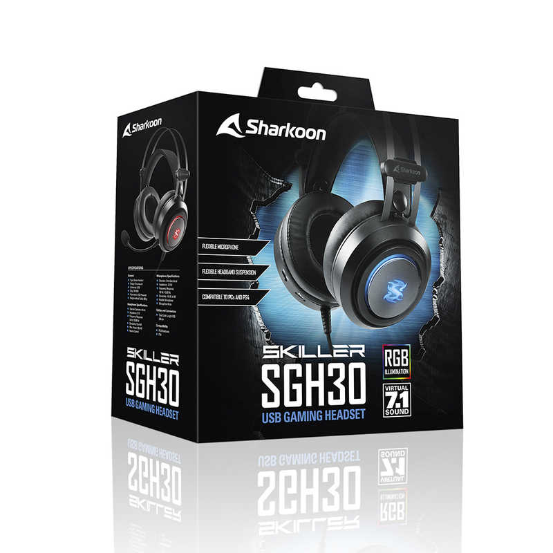 SHARKOON SHARKOON ゲーミングヘッドセット USB/ヘッドバンドタイプ SHA-SGH30 SHA-SGH30