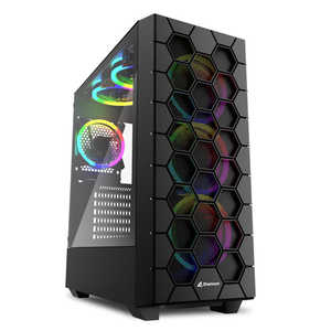 SHARKOON PCケース［ATX /Micro ATX /Mini-ITX］RGB HEX ブラック SHA-RGBHex