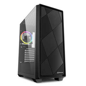 SHARKOON PCケース［ATX /Micro ATX /Mini-ITX］ブラック SHA-VS8RGBBK