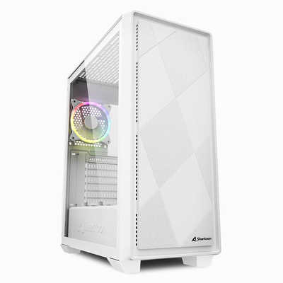 SHARKOON PCケース［ATX /Micro ATX /Mini-ITX］ホワイト SHA-VS8RGBWT 