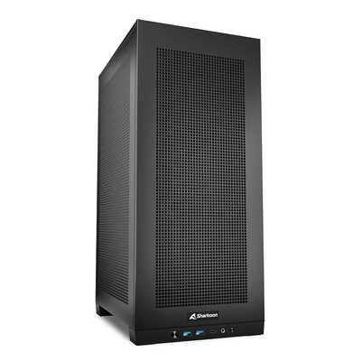 SHARKOON PCケース ［Mini-ITX］ REBEL C20 ITX ブラック REBELC20ITX