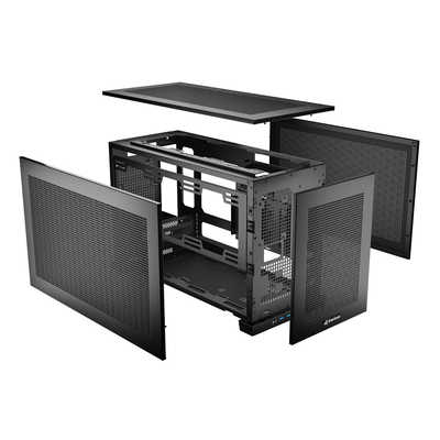 SHARKOON　Mini-ITXケース REBEL C20 ITX RGB　ブラック Sharkoon - Rebel C20 ITX RGB