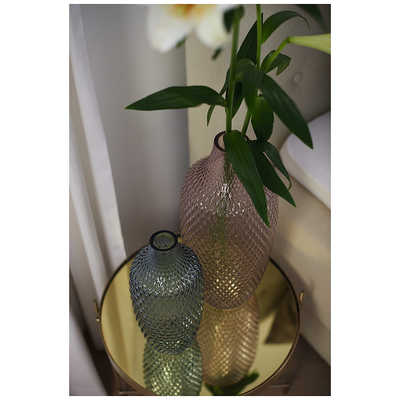 LEONARDO フラワーベース H30cm ブルー Poesia 018678 の通販