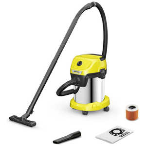 ケルヒャー KARCHER 家庭用乾湿両用バキュームクリーナー 1.628-145.0 [紙パック式 /コード式] WD3S